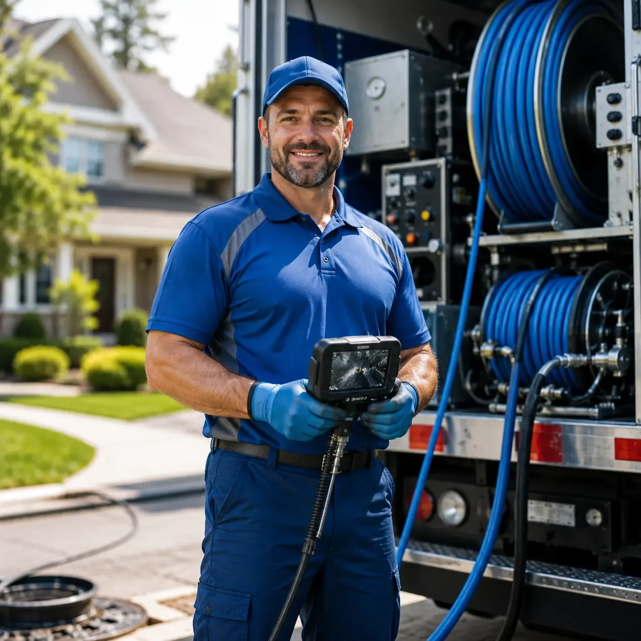 Local outdoor drain cleaning specialists in Bloomsbury, NJ
